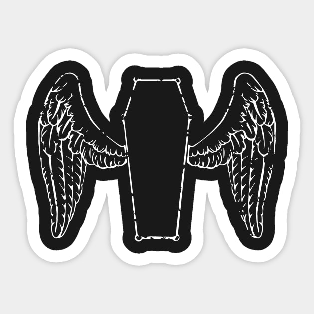 Ailes de la mort Sticker by thren0dy